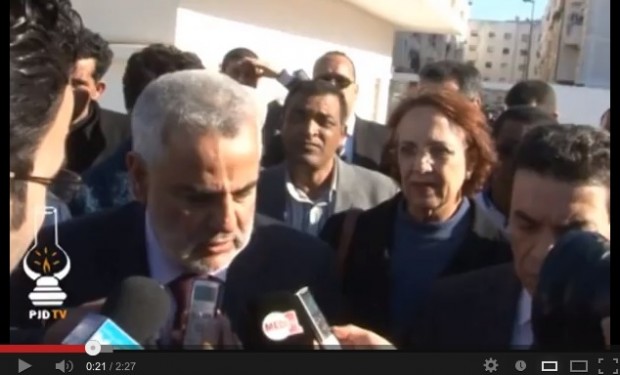 زيارة.. بنكيران في إعدادية سلا