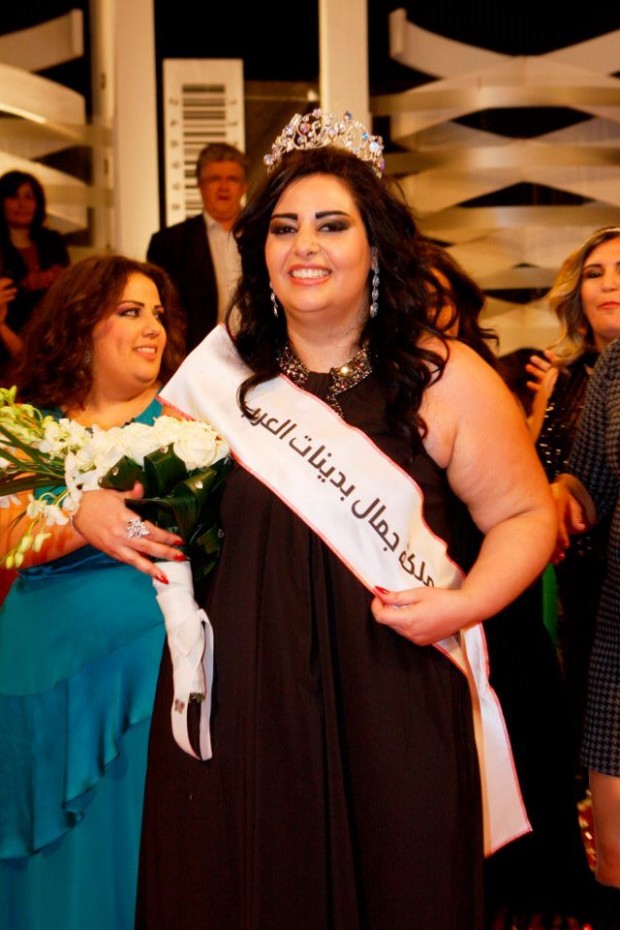 وزنها 110 كيلوغراما.. ملكة جمال الغليضات (صور)