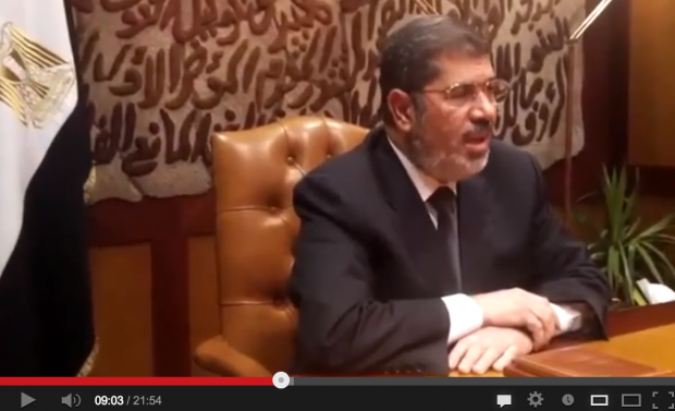 سقط الرئيس.. آخر ظهور لمرسي
