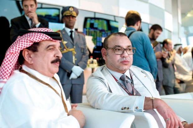 بالصورة.. الملك والأمير في سباق الفورمولا 1 في أبو ظبي