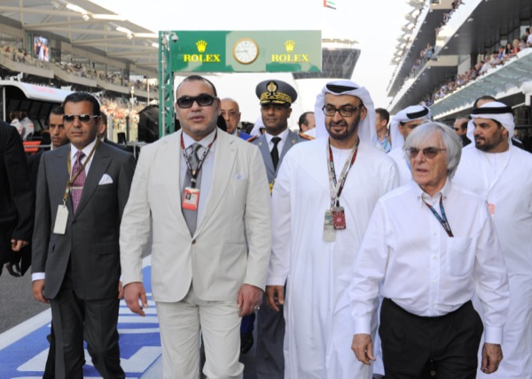 أبو ظبي.. الملك محمد السادس في جائزة طيران الاتحاد الكبرى للفورمولا 1