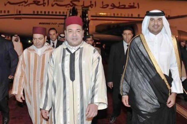 مراكش.. الملك محمد السادس يستقبل أمير دولة قطر