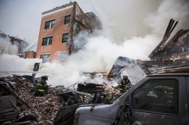 بالفيديو والصور.. انفجار قوي يهز نيويورك