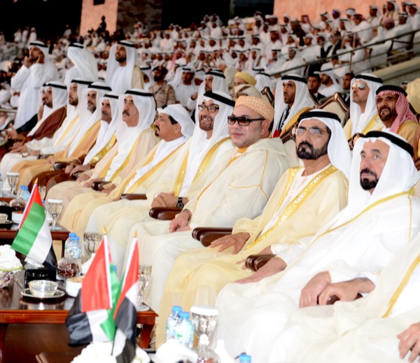 الإمارات.. الملك يحضر استعراضا بمناسبة اليوم الوطني (صور)