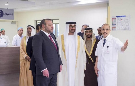 كازا.. الملك وولي عهد أبو ظبي يدشنان مستشفى الشيخ خليفة بن زايد آل نهيان (صور)
