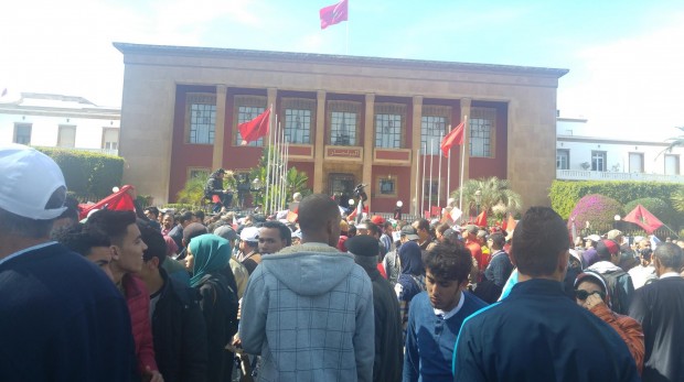 احتجاجا على بان كي مون.. 3 ملايين مغربي في الرباط