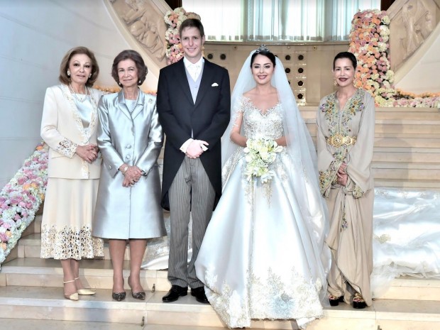 ألبانيا.. لالة مريم في حفل زفاف أمير ليكا الثاني (صور)