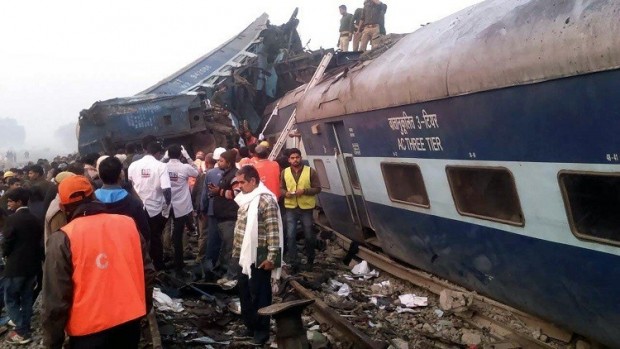 الهند.. ارتفاع عدد ضحايا حادث خروج قطار عن سكته إلى 142 قتيلا