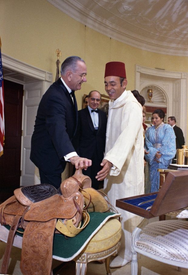 سنة 1973.. الحسن الثاني مع الرئيس الأمريكي
