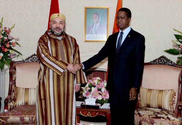 لوساكا.. الملك يتباحث مع رئيس زامبيا