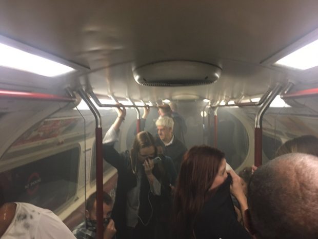 لندن.. حريق في مترو
