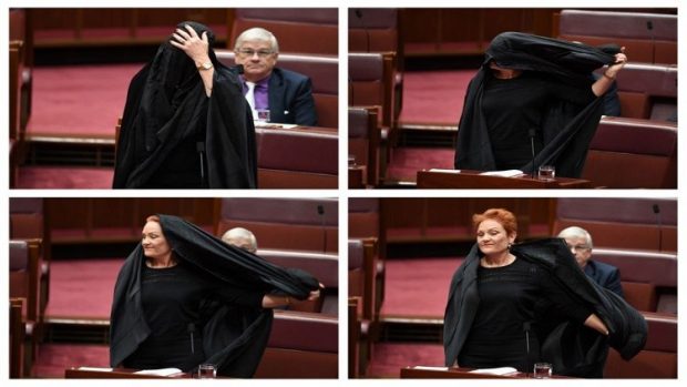 لإقناعهم بضرورة حظره..  زعيمة حزب لبسات البرقع في مجلس الشيوخ الأسترالي