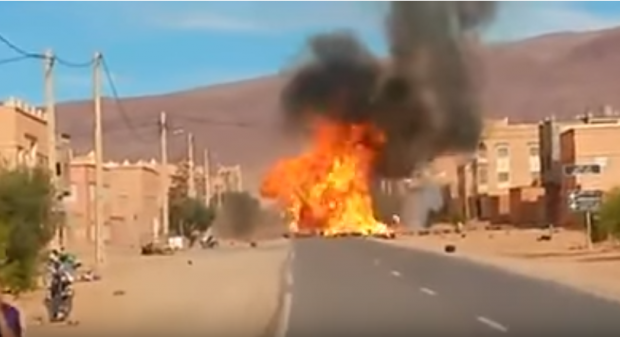 بالفيديو من تنغير.. “انفجار” كاميو ديال البوطات