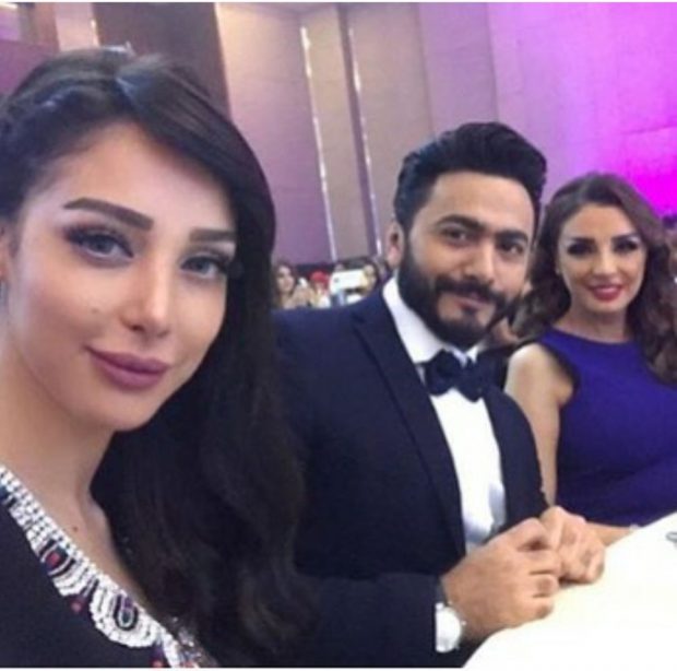 بحضور إيهاب أمير.. بسمة بوسيل ترافق زوجها في حفل دير جيست (صور)