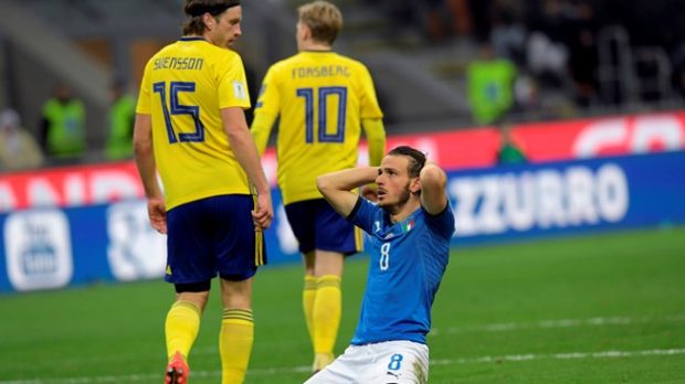 لأول مرة منذ 60 عاما.. إيطاليا تفشل في بلوغ كأس العالم