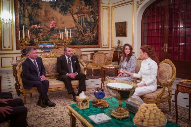 قالتها الصورة.. العائلتان الملكيتان المغربية والأردنية