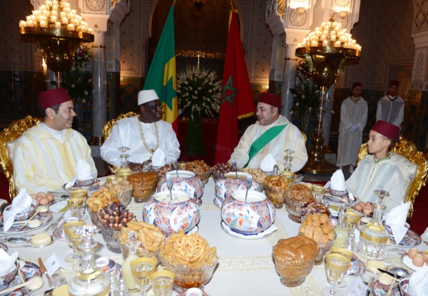 إفطار ملكي.. رئيس السنغال ضيف على الملك محمد السادس