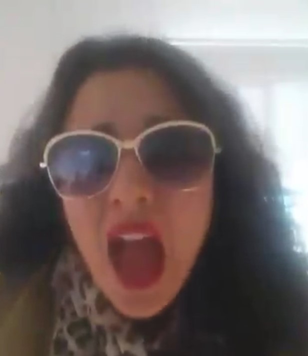 بالفيديو.. زوجة فريد غنام تقلد صاحبة “إيهاااااااب”