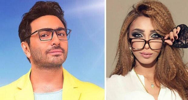 تشجيع ومساندة.. دنيا بطمة تحضر فيلم تامر حسني