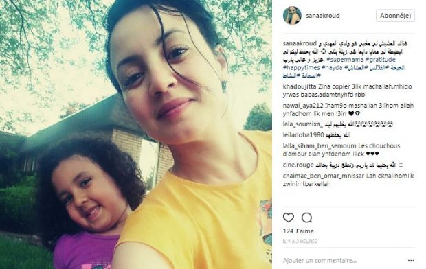بالصور.. سناء عكرود مع وليداتها في كندا
