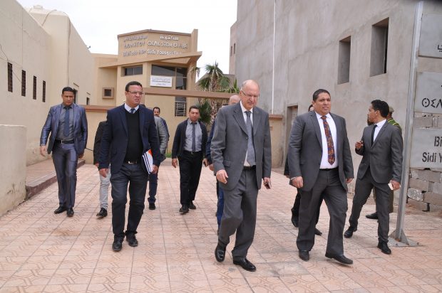 بالصور من مراكش.. الوالي بالنيابة يتفقد مشاريع ملكية