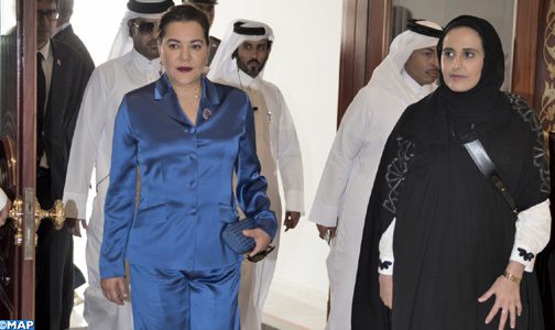نيابة عن الملك محمد السادس.. الأميرة للا حسناء في الدوحة    