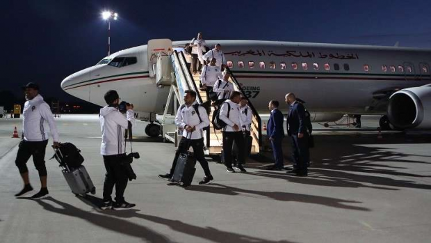 بالصور.. وصول المنتخب المغربي إلى روسيا