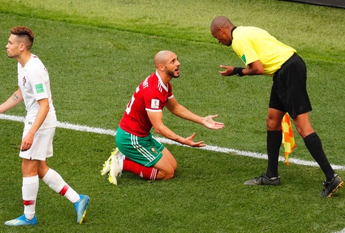مباراة المغرب والبرتغال.. الفيفا يحقق في واقعة قد تغير نتيجة المباراة!!