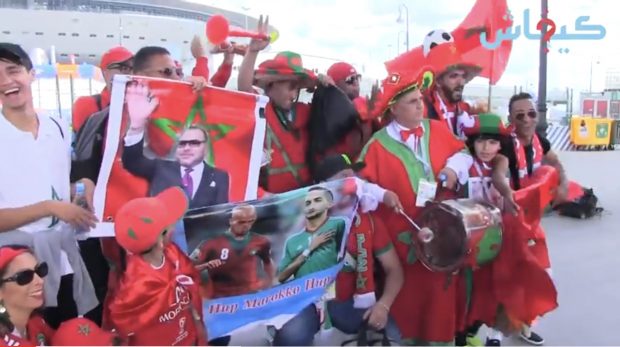 قبل مباراة المغرب وإيران.. حيحة مغربية في روسيا