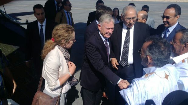 بالصور.. وصول المبعوث الأممي إلى الداخلة