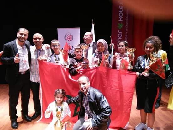 تركيا.. تلاميذ مغاربة يسيطرون على المسابقة الدولية للحساب الذهني (صور)