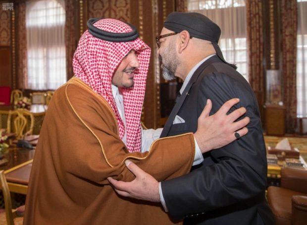 بالصور.. تفاصيل عن استقبال الملك لوزير الداخلية السعودي