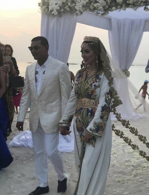 بالصور والفيديو.. مليونير من المالديف يتزوج فتاة مغربية