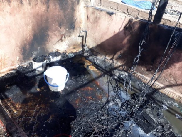 بالصور من مراكش.. حريق في مزل بسبب بريكة