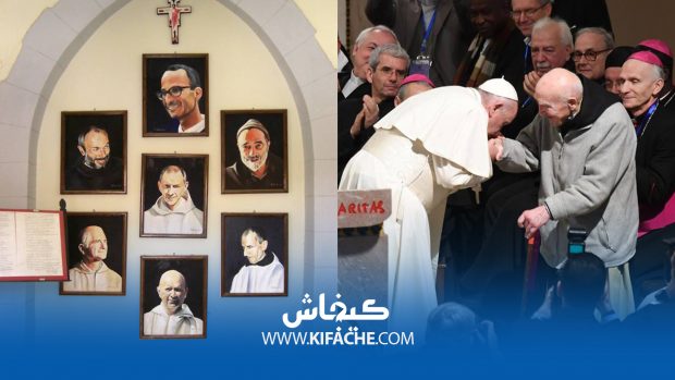 يقطن في ميدلت.. البابا يقبل يد الناجي الوحيد من مجزرة رهبان الجزائر