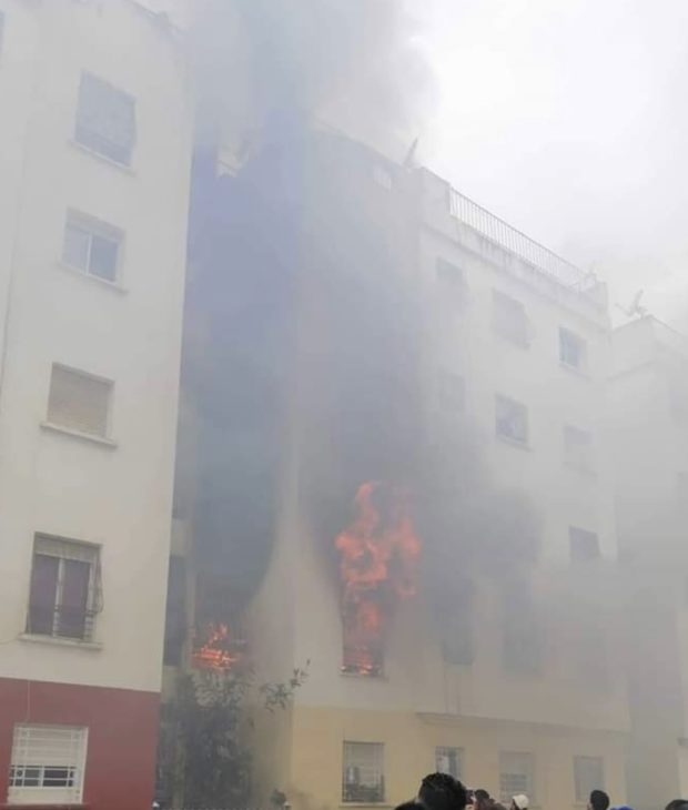 بالصور من سلا.. وفاة طفل حرقا داخل شقة سكنية
