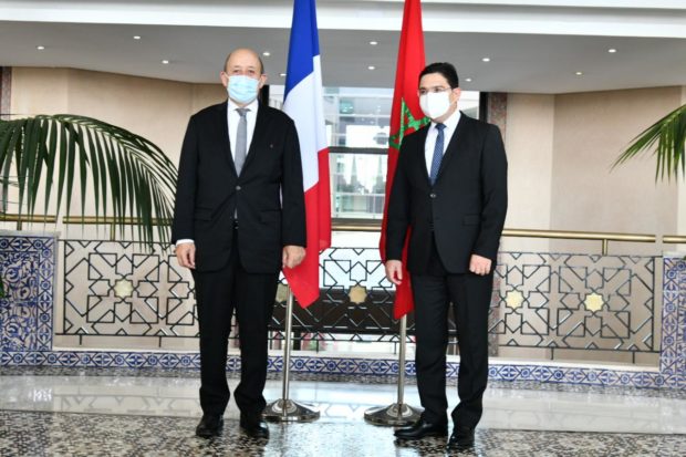 وزير الخارجية الفرنسي: فرنسا قلقة إزاء عرقلة السير الحالية في الكركارات