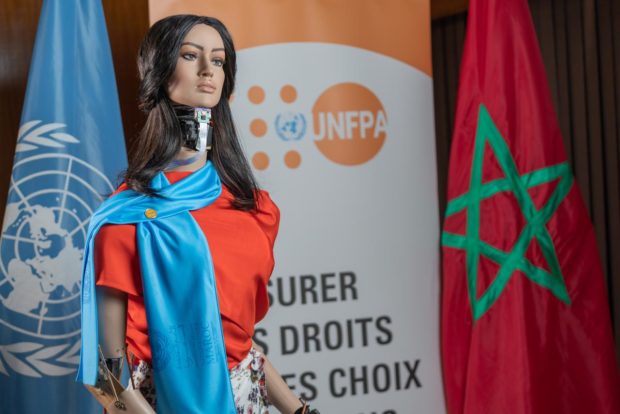 سابقة عالمية.. الأمم المتحدة تشترك مع شامة أول امرأة روبوت 100 في المائة مغربية لمناهضة العنف