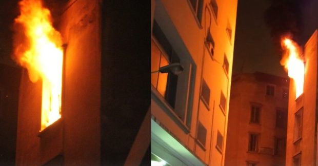 بالصور والفيديو من كازا.. حريق في بناية سكنية قرب “البرانس” والأسباب لا زالت مجهولة