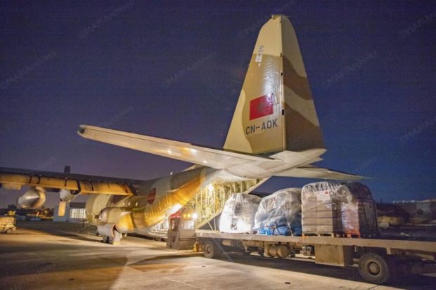 مساعدات إنسانية لفائدة الفلسطينيين.. مغادرة طائرة عسكرية ثانية في اتجاه القاهرة (صور)