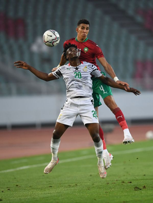 برأسية ياميق.. المنتخب الوطني يفوز على ضيفه الغاني