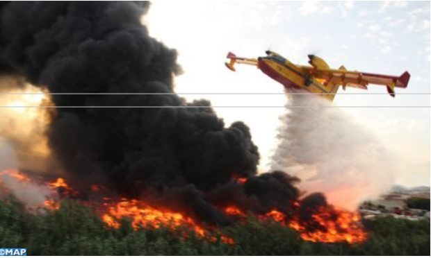 استعملت 4 طائرات “كنادير” لإخماده.. حريق ضخم يدمر 200 هكتار من غابات شفشاون