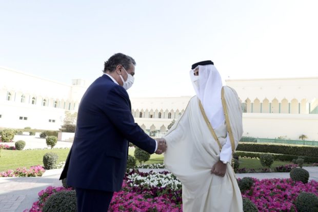 على هامش اللجنة العليا المشتركة.. أمير قطر يستقبل رئيس الحكومة عزيز أخنوش
