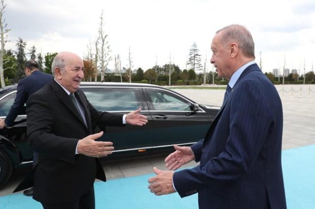 حركات غريبة.. تبون يثير السخرية أثناء استقباله من طرف أردوغان