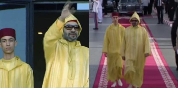 الفخامة والرقي.. مغاربة يبدون إعجابهم بإطلالة جلالة الملك وولي العهد في افتتاح البرلمان (صور)
