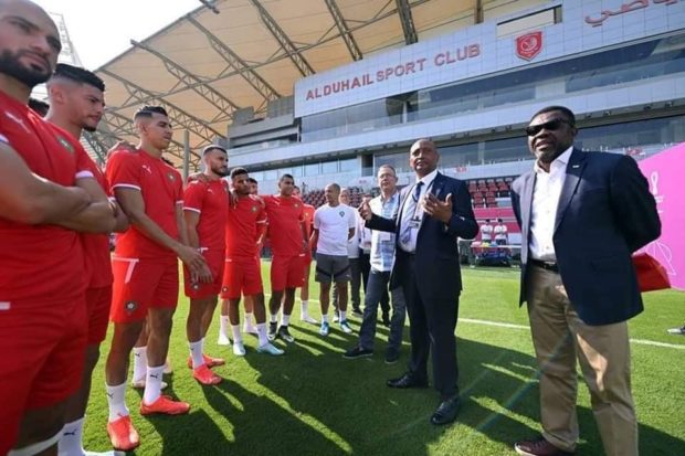 رئيس الكاف: المنتخب المغربي قادر على تحقيق مشاركة متميزة في مونديال قطر (صور)