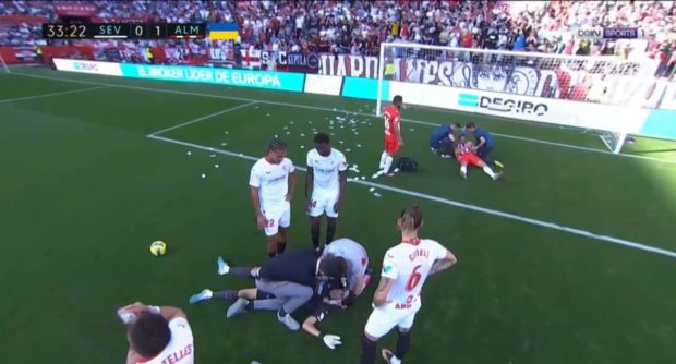 تسببت في خروجه من المباراة.. ياسين بونو يتعرض لإصابة قوية (فيديو)