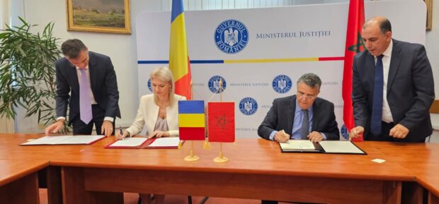 لتحديث الإدارة القضائية.. توقيع بروتوكول تعاون بين المغرب ورومانيا