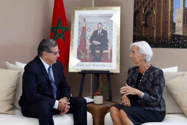 لتعزيز التعاون بين المغرب والبنك المركزي الأوربي.. مباحثات بين أخنوش ولاغارد